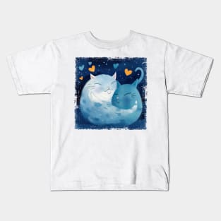 Cats Hug Kids T-Shirt